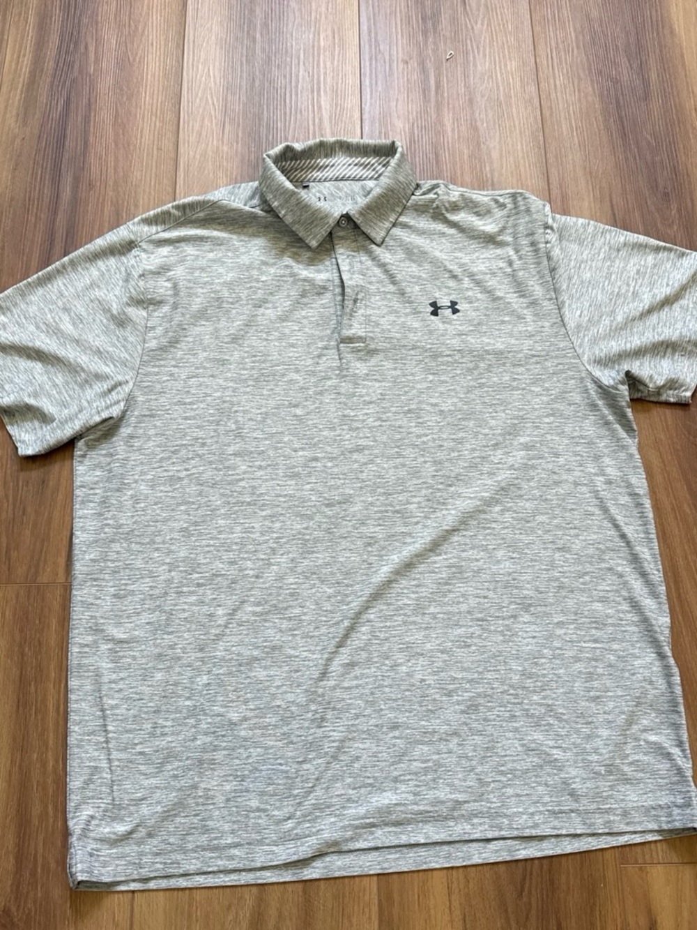 Under Armour Light Gray Heather Polo Shirt